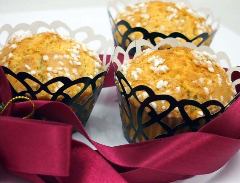 Muffiny z mango i białą czekoladą