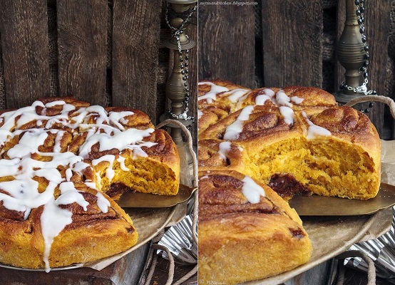 Dyniowe cinnamon rolls