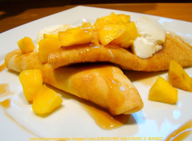 KOKOSOWE NALEŚNIKI Z MANGO