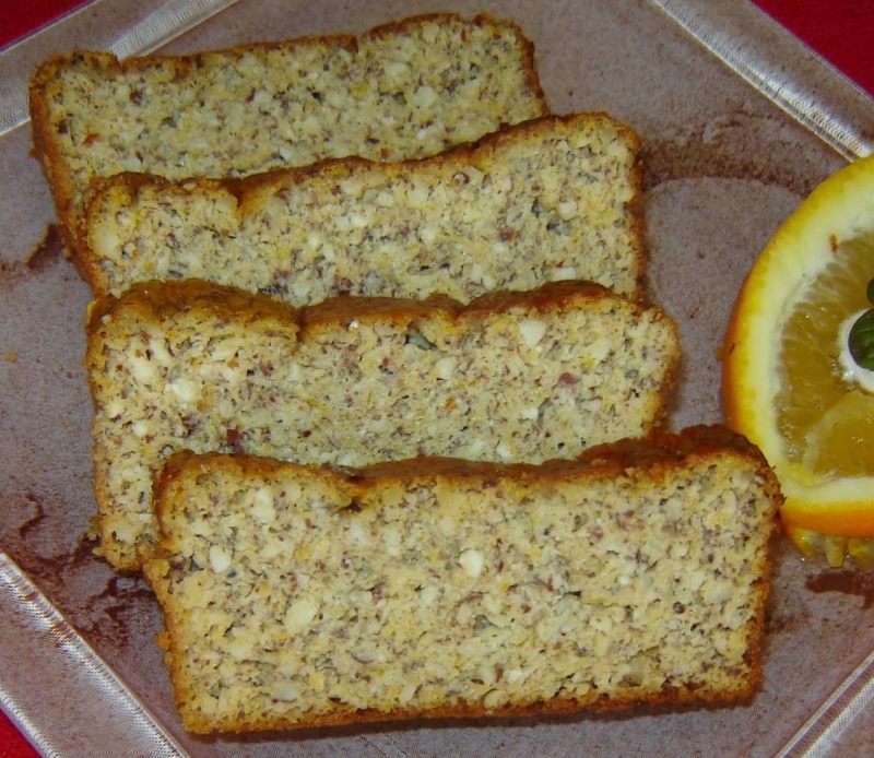 Ciasto orzechowo-pomarańczowe