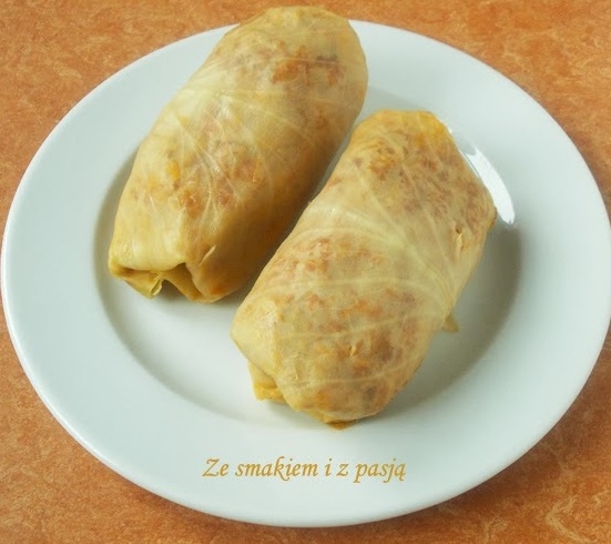 Gołąbki z mięsem i brązowym ryżem