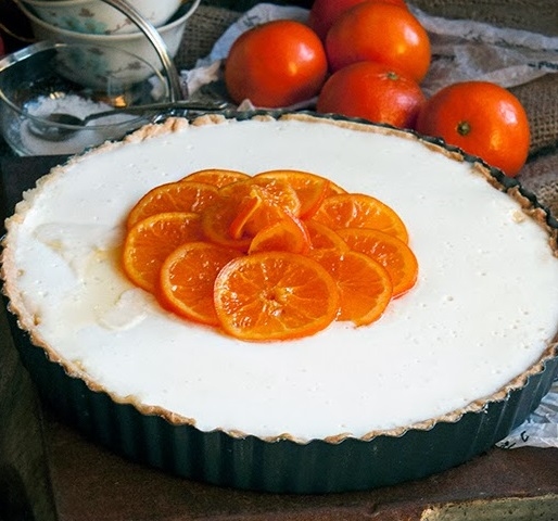 Tarta pomarańczowa z orange curd