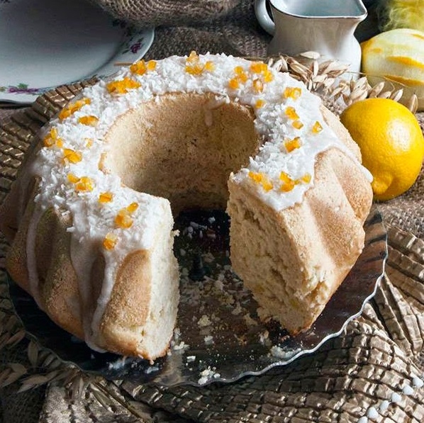 Babka drożdżowa kokosowo-cytrynowa