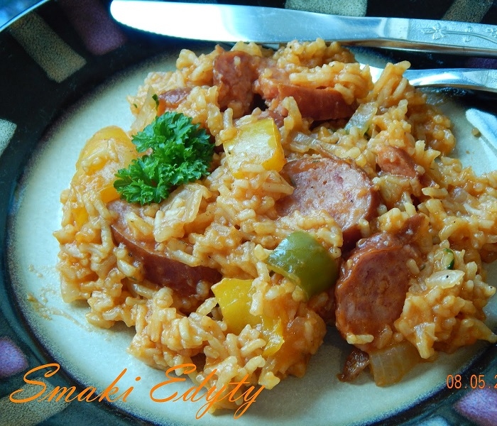 Ryż a’la risotto z kiełbasą