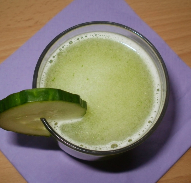 Lemoniada z ogórka i cytryny