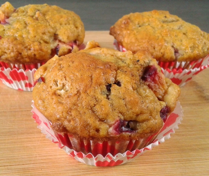 Muffinki ze śliwkami