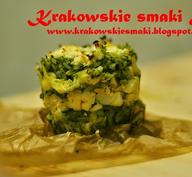 Ryżowe muffiny ze szpinakiem